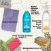 Eco Bathroom Cleaning Bundle With Method Bathroom Cleaner and Daily Shower Cleaner Swedish Dishcloth x 2 Biodegradable Scourer x 2 and Plastic Free Sponge x 2 - Buy Online on GoSupps.com