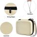Hard Travel Case for Skull Shaver Pitbull Pro Razor - Beard Trimmer Storage Box with Zipper Mesh Pocket - Men's Gold Pro Mustache Grooming Kit - Beige - Buy Online on GoSupps.com