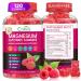 Magnesium Glycinate Gummies 600mg High Absorption Magnesium Gummies with L-Threonate Black Currant Oil Calcium Vitamin B6 Sugar Free Chews for Adults & Kids Relaxation Stress Relief Night Rest Raspberry 120 Count (Pa