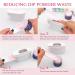 AMAZDIP 2-in-1 Dip Powder Recycling System & French Tip Smile Line Mold Tray - Nail Art Glitter Holder Saver in White - Buy Online on GoSupps.com