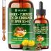 11in1 Ginger Root Supplement with Turmeric Ceylon Cinnamon Black Pepper Cayenne Pepper Berberine Vitamin D3 and Vitamin K2 - Support Immune Energy - 1 FL Oz - 2 Month Supply