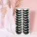 20mm Cat-Eye Fluffy Mink Lashes - 10 Pairs Faux Mink Eyelashes - 8D Dramatic Long Thick Volume Fake Eyelashes (Z67) - Buy Online on GoSupps.com