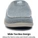 ZF ZEFUHER Men's Slip On Slippers with Wide Arch Support and Plantar Fasciitis Relief in Graygreen - Size 9.5 - Buy Online on GoSupps.com