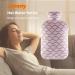 Samply 2L Hot Water Bottle with Soft Cover - Pink Hot Water Bag for Pain Relief & Cozy Nights - Buy Online on GoSupps.com
