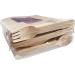 KingSeal FSC Certified Biodegradable Wood Cutlery Knives - 6.5 Inch Length, 100 pcs - Buy Online on GoSupps.com