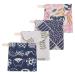 FRCOLOR 4pcs Tampon Bag Period Bags for Female Menstrual Pad Container Cute Monstera Small Age Napkin Girl Cotton Linen Pads Pouch Menstrual Pad Bag Menstrual Pad Pouch
