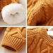De feuilles Toddler Unisex Cable Knit Sweater with Warm Lining - Yellow (3-4 Years) - Buy Online on GoSupps.com