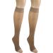 Truform Sheer Compression Stockings for Women - 8-15 mmHg Open Toe Knee High 20 Denier Beige Large (1 Pair) - International Shipping Available - Buy Online on GoSupps.com