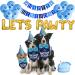 STMK Dog Birthday Party Supplies Dog Birthday Bandana Boy with Birthday Party Number Hat Bowtie Cake Toy Lets Pawty Paw Balloons Dog Happy Birthday Banner for Dog Puppy Birthday Party Supplies Blue - Buy Online on GoSupps.com