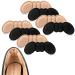 Riootlnm Heel Pads for Shoes Too Big Shoe Inserts for Loose Shoes Heel Grips Protectors for Blisters Pain Filler Make Shoes Fit Tighter Rubbing Prevent Slip for Women Men (4PairsRosyBrownBlack)