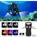 LetonPower 20000Lumen Diving Flashlight | 27 LED Scuba Dive Light | 100m Waterproof Underwater Video Torch | Outdoor Black - Buy Online on GoSupps.com