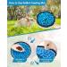 OVERTANG Rabbit Foraging Mat - 12 x 12 Polar Fleece Snuffle Feeding Toy for Small Pets | Bunny, Guinea Pigs, Chinchillas, Ferrets - Buy Online on GoSupps.com
