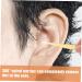 FRCOLOR Ear Cleaning Kit - 3pcs Ear Cleaning Tools with Tweezers and Chain - Ear Wax Removal Tool Set - Buy Online on GoSupps.com