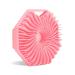Body brush made of silicone bathing brush shower shower brush silicone plastic pelz bathing brush soft bristles and gentle peeling perfect for women men (pink)