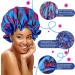 Janmercy African Satin Bonnet 4 Pcs Set - Adjustable Buckle, Double Layer Sleep Cap for Women - Extra Large Reversible Night Hair Bonnets (Retro Style) - Buy Online on GoSupps.com
