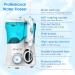 Silver Fork Water Flosser - 10 Pressure Settings Oral Irrigator Anti-Leakage Dental Cleaner with 7 Tips 600ml High Capacity for Braces & Teeth Care (Blue - Buy Online on GoSupps.com