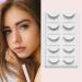 VANREAL Mink Lashes 3D False Eyelashes 5 Pairs Pack - Cat Eye Wispy Look, D Curl Lash Clusters - 10mm Extensions, Fluffy and Natural - V-07 - Buy Online on GoSupps.com