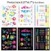 HOWAF 9 Large Sheets Neon Glow in The Dark Temporary Tattoos - 100+ Assorted Designs for Women Men Girls - Waterproof UV Neon Body Face Flowers Butterfly Flash Fake Tattoo Stickers - Buy Online on GoSupps.com