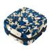 Blue Khaki Camouflage Sanitary Napkin Storage Bag Portable Period Kit Bag Pad Pouches for Period Menstrual Cup Bag with Zipper Sanitary Pad Pouch for Women Teen Girls Ladies Color 4