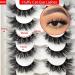 Heracks F-01 20 Pairs Short Mink Lashes 3D Wispy Cat-Eye Natural Look - Mixed Styles False Eyelashes Pack for Fluffy Lashes-A - Buy Online on GoSupps.com