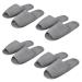 Milists 4 couples disposable hotel slippers made of thick cotton shoe loses at home guest travel slippers salon slippers house slippers for guests leisure shoes men and women pedicure