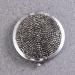 Lurrose Bling Compact Mirror Round Folding Mirror Double- sided Cosmetic Mirror Portable Pocket Mirror Rhinestone Mirror for Travel and Home Use (Black) - Buy Online on GoSupps.com