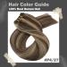 Moresoo Weft Hair Extensions Real Human Hair Sew in Extensions Dark Brown with Caramel Blonde Double Weft Human Hair Extensions 20 Inch 100g/Pack #P4/27 20 Inch(Pack of 1) WEFT #P4/27 - Buy Online on GoSupps.com