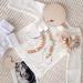 Buy Kowlone Silicone Pacifier Chain for Girls - 2-Pack (Beige & Oatmeal) | Dummy Clips & Holder for Baby Showers - Buy Online on GoSupps.com