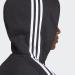 Adidas Men's Essentials French Terry Full-Zip Hoodie - Black/White - L Tall | Premium Athletic Wear | International Shipping Available - Buy Online on GoSupps.com