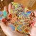 Aromoty Fairy Gold foil Holographic Stickers Set(120 pieces with 4 Themes)-Resin Transparent Waterproof Stickers Butterfly Flower Vintage letter Planner Stickers for Scrapbook Junk Bullet Journals Laptop Water bottles De...