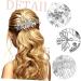 MERRYHAPY Rhinestone Tuck Comb Wedding Veil Comb Leaf Bridal Headpieces Bridesmaid Hair Comb Bride Hair Side Comb Bridal Hair Pins Wedding Accessories Wedding Hair Comb Gem Side Combs Metal - Buy Online on GoSupps.com