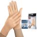 Doctor Developed Nude Arthritis Gloves/Compression Gloves & Doctor Written Handbook - Relief For Joint Disease (osteo/rheumatoid) Raynauds Disease & Carpal Tunnel (Full-finger Medium) M Full-Finger