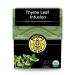 Buddha Teas Organic Thyme Leaf Tea - OU Kosher, USDA Organic, CCOF Organic, 18 Bleach-Free Tea Bags