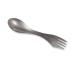Light My Fire Spork Titanium - 6.7" Titanium spork with serrated edge - BPA Free metal spork and no metallic taste - Camping spork Made in Sweden