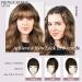 Ruwiss Clip In Pony - 100% Remy Real Hair Clip In Bangs & Extensions for Women | Medium Brown 15g - Perfect for Daily Wear - Buy Online on GoSupps.com