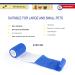 Protectaplast Self-Adhesive Blue Bandage for Pets | Latex-Free & Glue-Free 6cm x 2m | Ideal for Dogs Cats & Horses - Wound & Joint Dressing - Buy Online on GoSupps.com