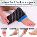 Ankle Ice Pack Wrap for Sports Injuries - Hot/Cold Gel Pack for Pain Relief - Microwavable Heat/Cold Compress for Achilles Tendonitis & Plantar Fasciitis - by Gelpacks Direct - Buy Online on GoSupps.com