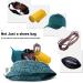 BeeGreen Travel Shoe Bags - Pack of 6 Men & Women Shoe Storage Organizer - Portable Zipper Closure - Green Blue Lightblue-geometry - Buy Online on GoSupps.com