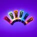 UV Glow Blacklight Face and Body Paint Set - 6 Tubes of Neon Fluorescent Paint 0.34oz - Buy Online on GoSupps.com