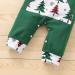 Loalirando Baby Christmas Romper Jumpsuit | My First Xmas Outfit 3-6 Months Green | Tree & Truck Design - Buy Online on GoSupps.com
