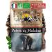 Nab r - Poivre Noir de Malabar BIO 400gr Poivre du Tigre K rala Gourmet de Malabar | Poivre d'Inde Authentique Fruit Notes fum s 500 g (Lot de 1)