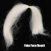 8g Reusable Fake Beard Mustache - Special Effect False Beard for Halloween Party Supplies (White) - Buy Online on GoSupps.com