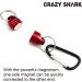 CRAZY SHARK Magnetic Net Release - Aluminum Shell for Fly Fishing in Red - Buy Online on GoSupps.com