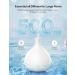 500ml Essential Oil Diffuser - Large Capacity Humidifier with Dual Fog Mode Smart Timer & Cooling Nebula | Aromatherapy in White - Buy Online on GoSupps.com