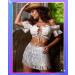 Women's Sequin Tassel Skirt with Metallic Rave Shorts - Medium | Trendy Women's Fashion - Buy Online on GoSupps.com