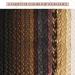 BARSDAR 76cm Braided Ponytail Extension - Natural Soft Synthetic Hair for Women - Dark Brown/Auburn - 1 Pack - Buy Online on GoSupps.com