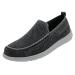 1TAZERO Men Slip On Shoes Loafer with Arch Support Insoles Men Casual Shoes for Plantar Fasciitis 11 X-Wide 01black