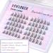 Manga Lashes Cluster Mixed Length | Natural Look Anime Eyelashes Extension | DIY Individual Hybrid Asian Lashes Pack - 10mm-14mm by Lanflower - Buy Online on GoSupps.com