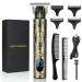 Uraqt haircutor professional hair trimmer men's hair trimmer beard trimmer beard trimmer with LED display Precision trimmer Long-haired cutter for men USB charging bronze