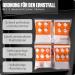 Buy First Aid Kit DIN 13157:2021 - Small | Complete Set with Wall Bracket Stickers Masks & Wipes | Ideal for Home & Businesses - Orange - Buy Online on GoSupps.com